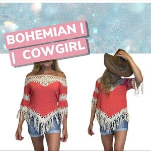 Hold for lovely| Crotchet top fringe detail crotc